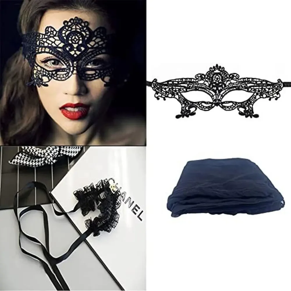 Masquerade black lace